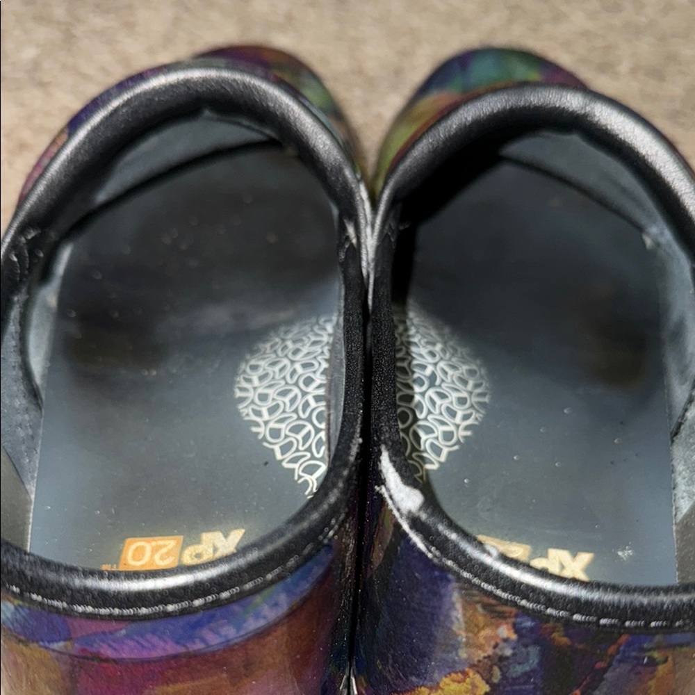 Dansko Colorwash Multicolored Vibrant Colorful Women's Clogs - Picture 4 of 7